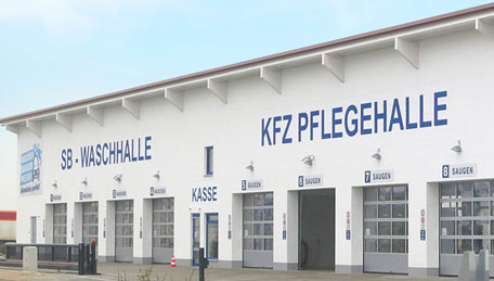 Komplettbau einer KFZ-Pflegehalle inkl. Innenausbau