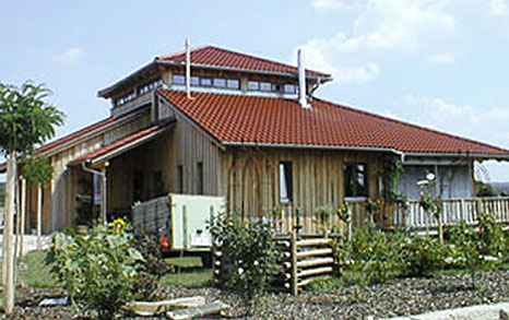 Holzhaus in Holzständerbauweise